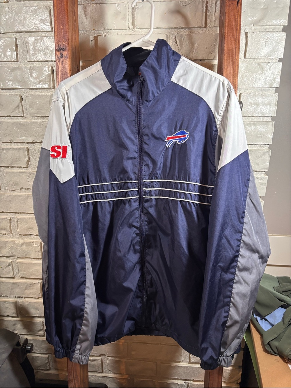 NFL Buffalo Bills SI Sports Illustrated Wind Breaker Jacket Size Large